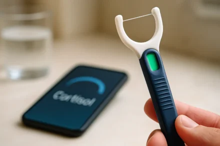 Innovative Zahnseide misst Stress: Neues Gerät erkennt Cortisol im Speichel