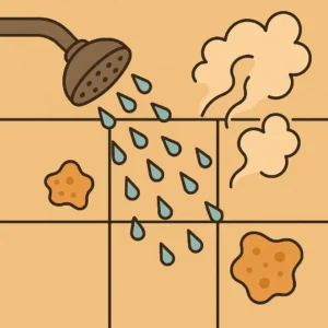 Kalk in der Dusche entfernen und dauerhaft vermeiden