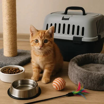 Die wichtigsten Erstausstattungen für Katzen