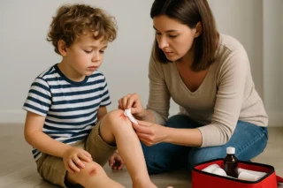 Erste Hilfe bei Kindern – so helfen Sie bei kleineren Verletzungen im Alltag