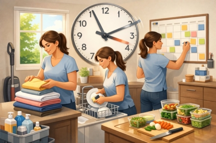 Diese Haushaltsroutinen sparen täglich Zeit: Effizienter Alltag im Haushalt